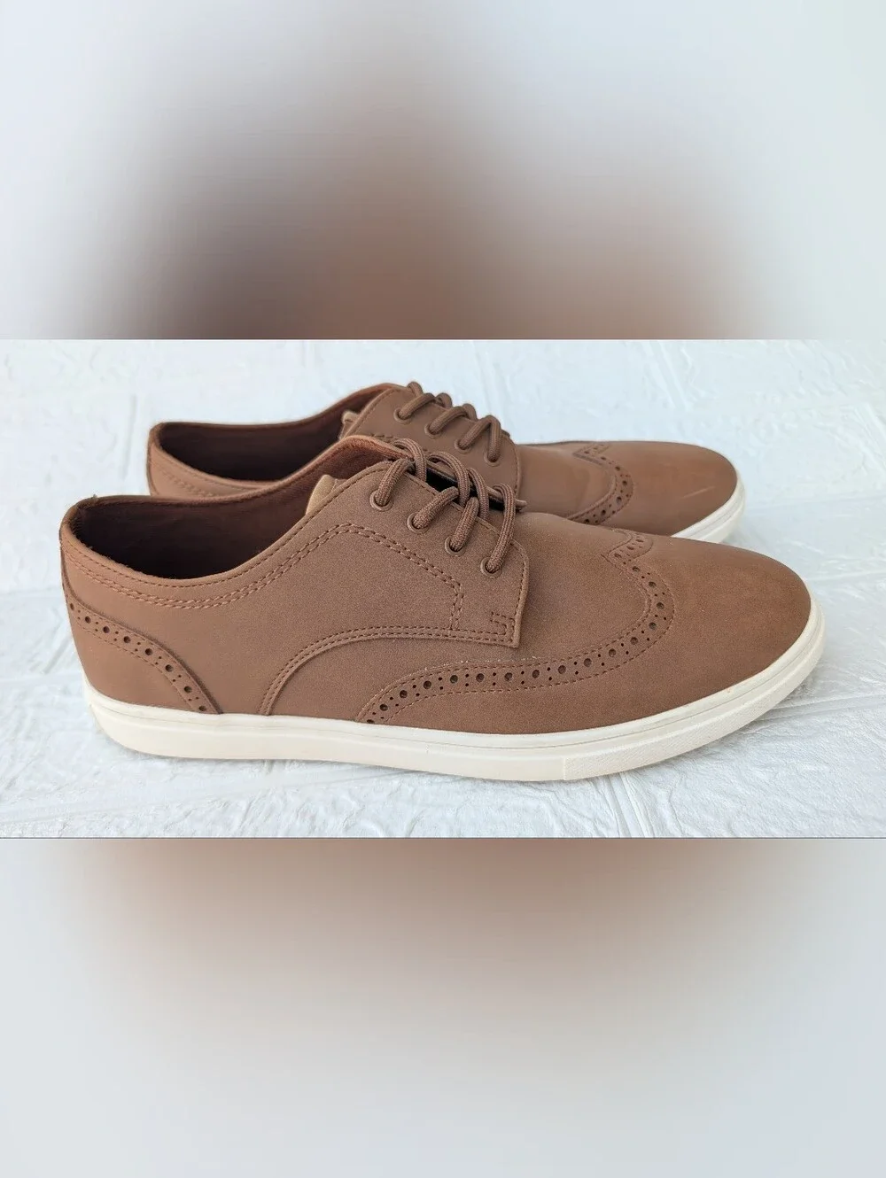 ALDO Men's Kaoallan Oxford faux-leather ,  Lace-Up Shoes Men Sz 9